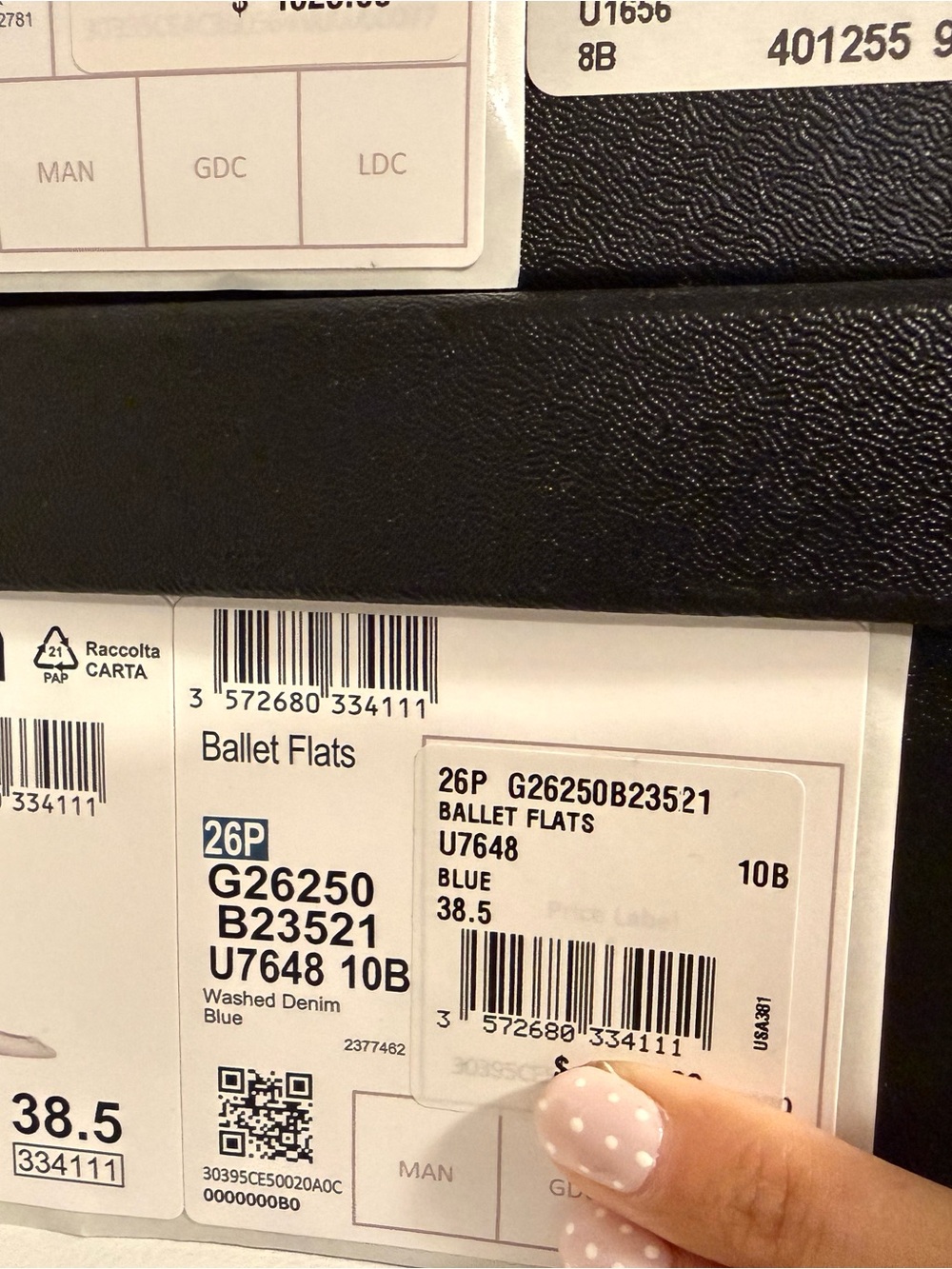 NIB Chanel 26P Washed Denim Quilted CC Logo Bow Tie Ballet
Ballerina Flat 38.5 - Picture 11 of 11